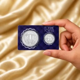 1 Rupee 25 Paisa 999 Silver Coin