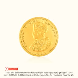 1 Gram 24KT (999) King Pure Gold Gift Coin