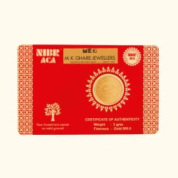 3 Gram 24KT (995) Pure Gold Coin