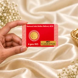 4 Gram 24KT (995) Pure Gold Coin