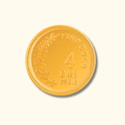 4 Gram 24KT (995) Pure Gold Coin