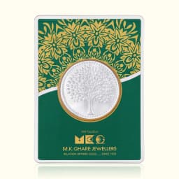 5 Gram 999 Kalpvruksh Pure Silver Gift Coin