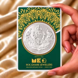 10 Gram 999 Lakshmi Pure Silver Gift Coin