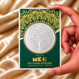 10 Gram 999 Kalpvruksh Pure Silver Gift Coin