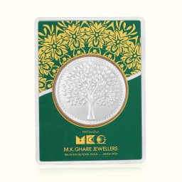 10 Gram 999 Kalpvruksh Pure Silver Gift Coin