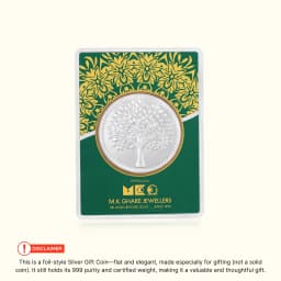 10 Gram 999 Kalpvruksh Pure Silver Gift Coin