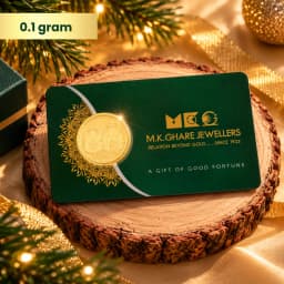 0.1 Gram 24KT (999) Balaji & Padmavati Pure Gold Coin