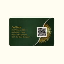 0.1 Gram 24KT (999) Balaji & Padmavati Pure Gold Coin