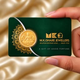 0.1 Gram 24KT (999) Goddess Lakshmi Pure Gold Coin
