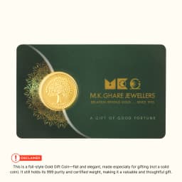 0.1 Gram 24KT (999) Kalpvruksh Pure Gold Coin