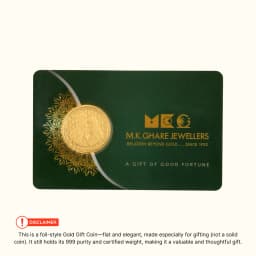 0.1 Gram 24KT (999) Married Couple Pure Gift Gold Coin