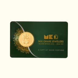 0.1 Gram 24KT (999) Rose Pure Gold Coin