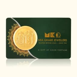 0.3 Gram 24KT (999) Balaji & Padmavati Pure Gold Gift Coin