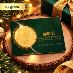 0.5 Gram 24KT (999) King Pure Gold Gift Coin