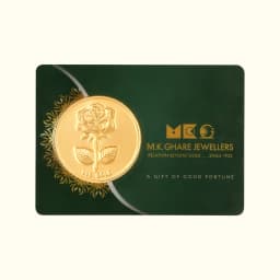 0.5 Gram 24KT (999) Rose Pure Gold Coin
