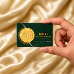 1 Gram 24KT (999) Balaji & Padmavati Pure Gold Gift Coin