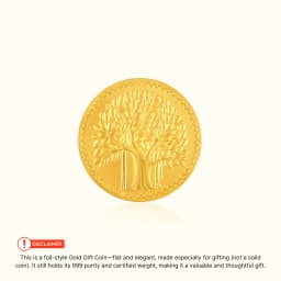 1 Gram 24KT (999) Kalpvruksh Pure Gold Coin