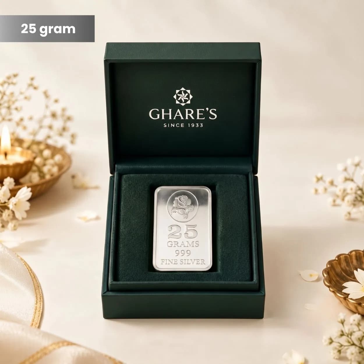 25 Gram 999 Silver Biscuit