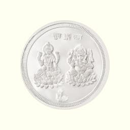 10 Gram 999 Lord Ganesh & Goddess Lakshmi Pure Silver Coin