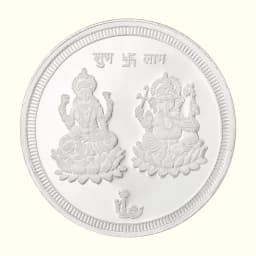 20 Gram 999 Lord Ganesh & Goddess Lakshmi Pure Silver Coin