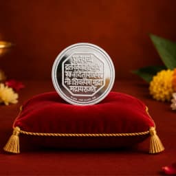 10 Gram Shri Chhatrapati Shivaji Maharaj Silver Coin