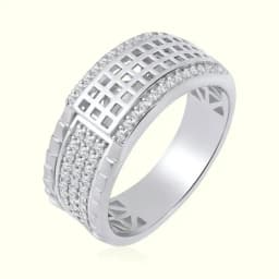Modern Style Silver Ring
