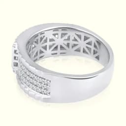 Modern Style Silver Ring