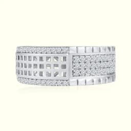 Modern Style Silver Ring
