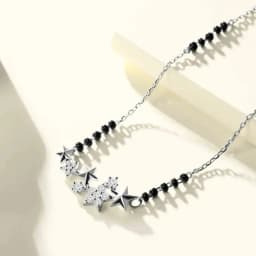 Silver Sparkle Mangalsutra