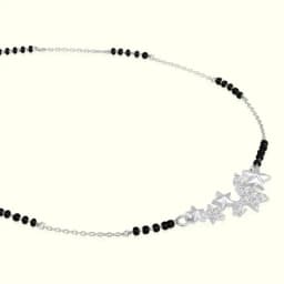 Silver Sparkle Mangalsutra
