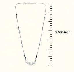 Silver Sparkle Mangalsutra