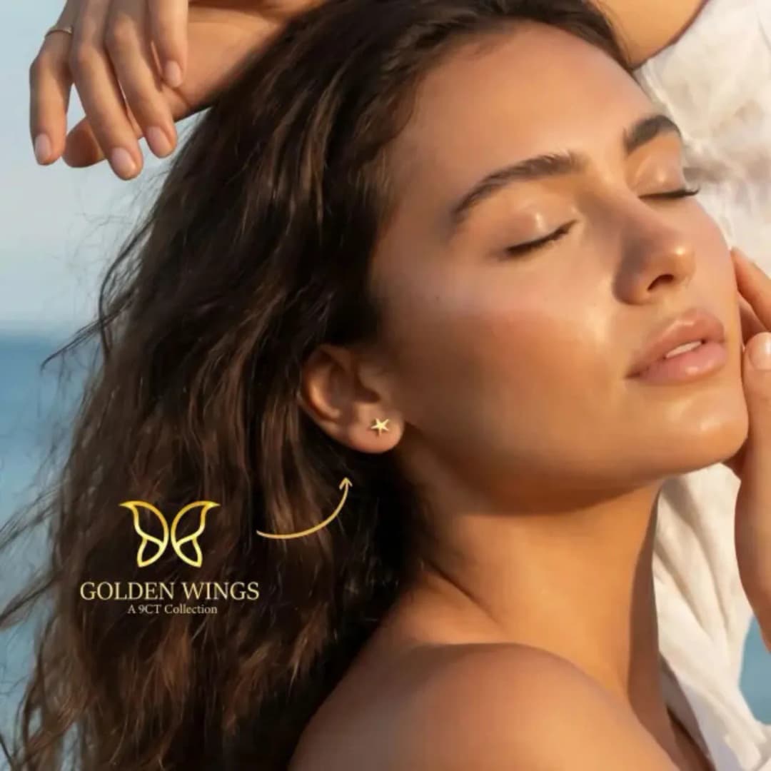 9CT Gold Star Tops