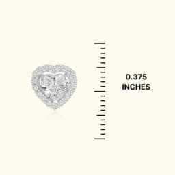 9CT Gold Heart Studs